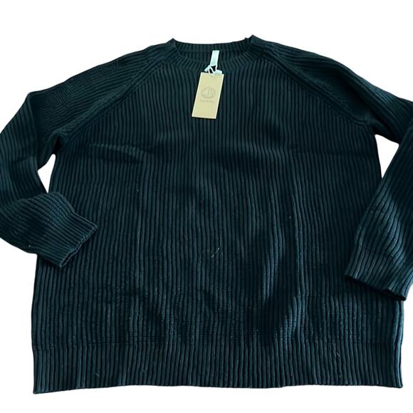Sail Wind Mens 2XL Black Crewneck Sweater Pullover NWT - Picture 1 of 8